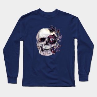 The Flowers of Evil | Skull Long Sleeve T-Shirt